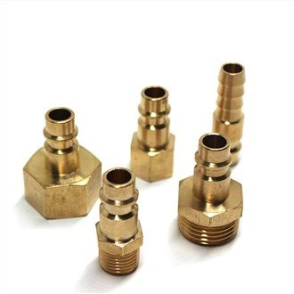 מחבר צינור זכר פליז